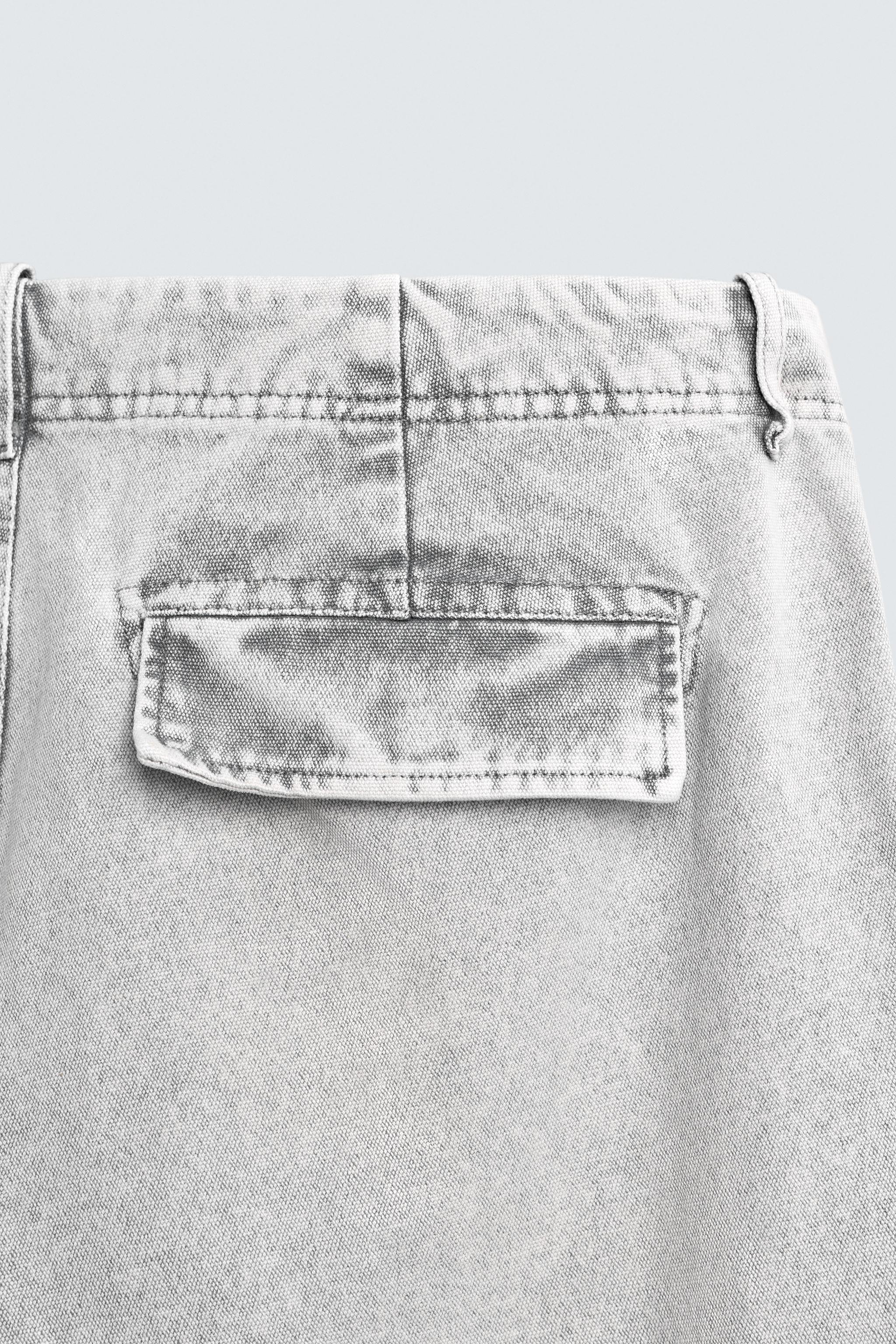 WASHED PARACHUTE CARGO PANTS